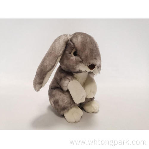 Grey Plush Rabbit super soft